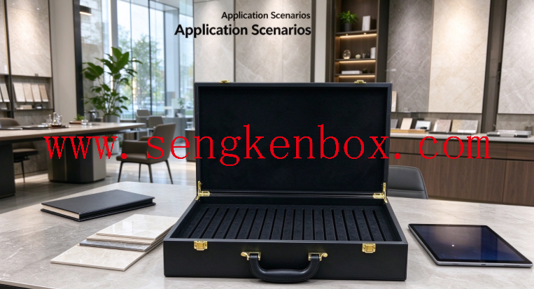Anti-Scratch Velvet Liner Tile Sample Suitcase Anti-Scratch Velvet Liner Tile Sample Suitcase