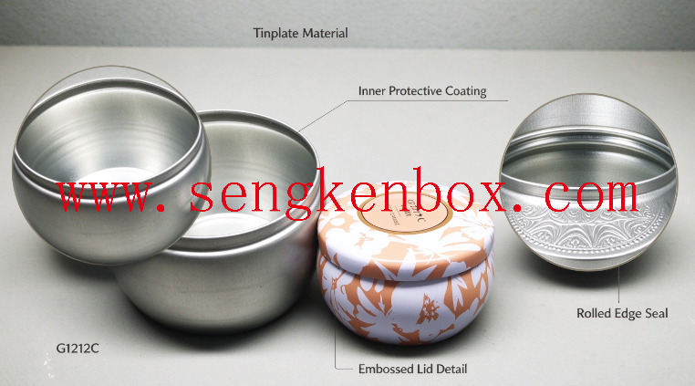 Mini Travel Candle Tin Mini Travel Candle Tin