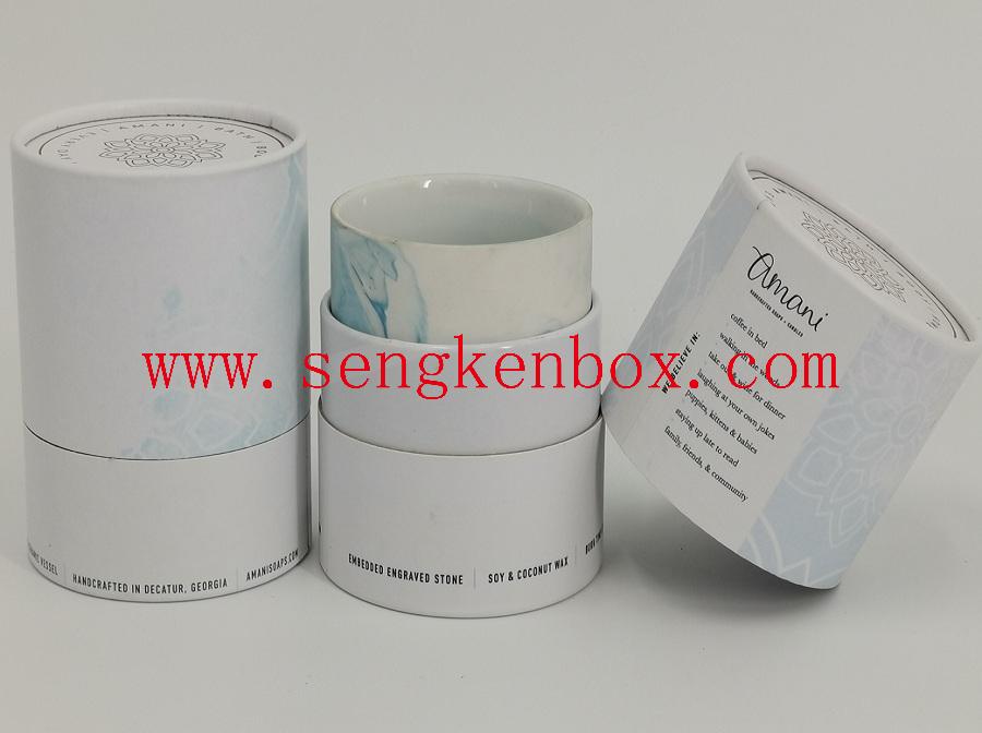 Ceramic Cup Packaging Paper Canister 