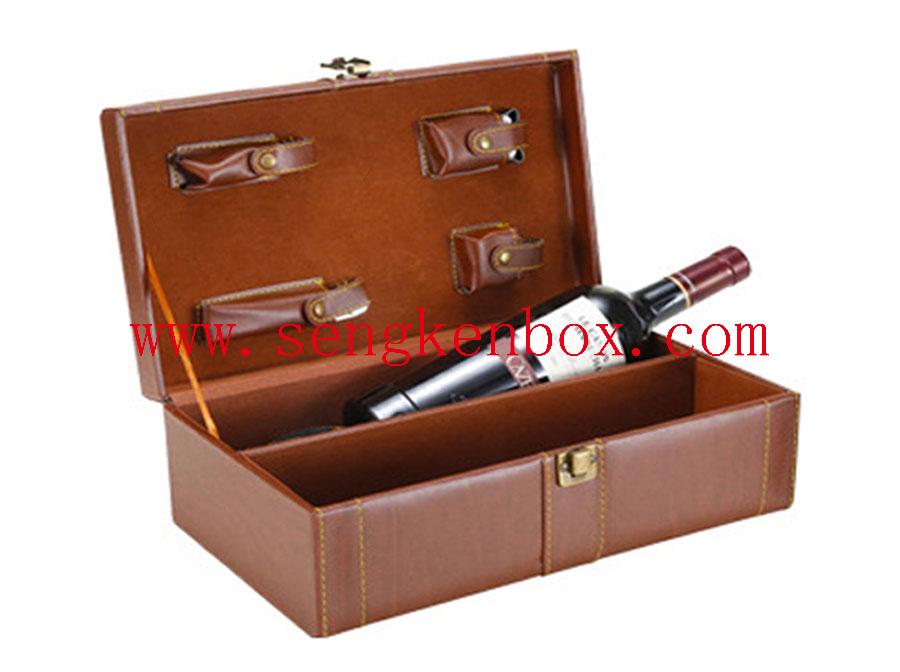 Handle Two Bottles Box Packaging