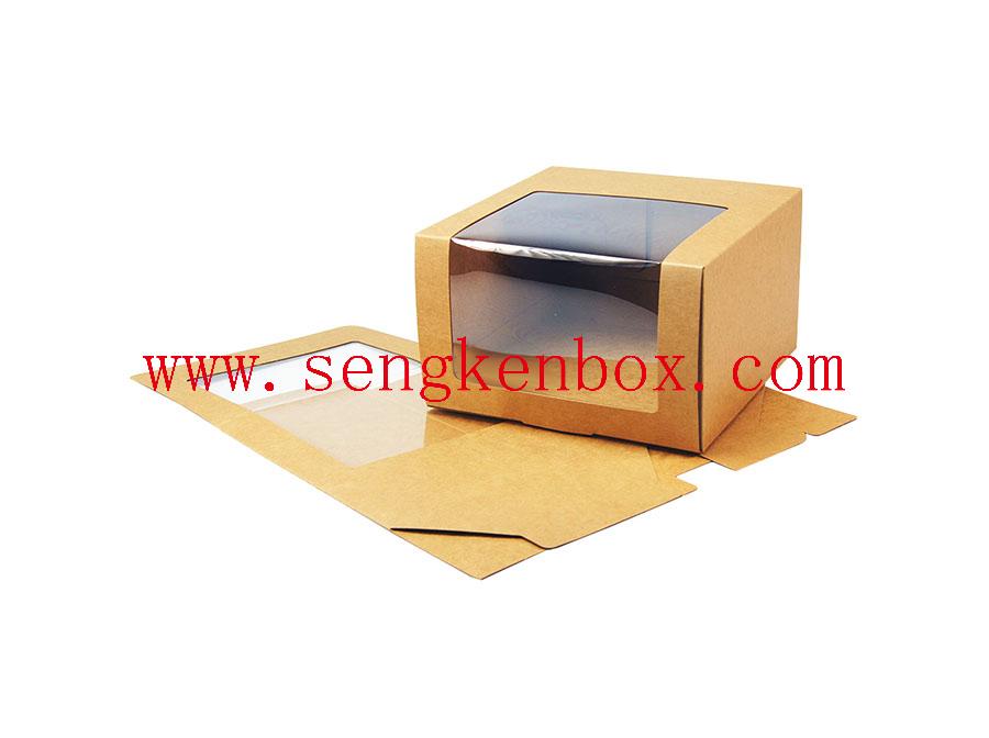 Paper Card Box With Visual Window