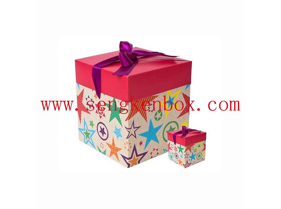 Custom Packaging Box With Ribbon Bow