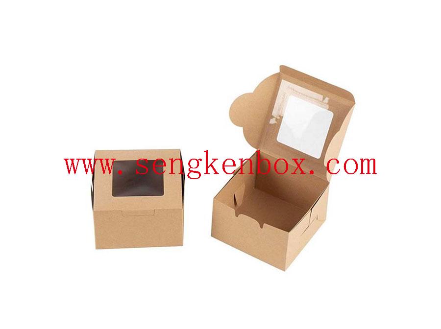 Kraft Paper Box With Visual Window