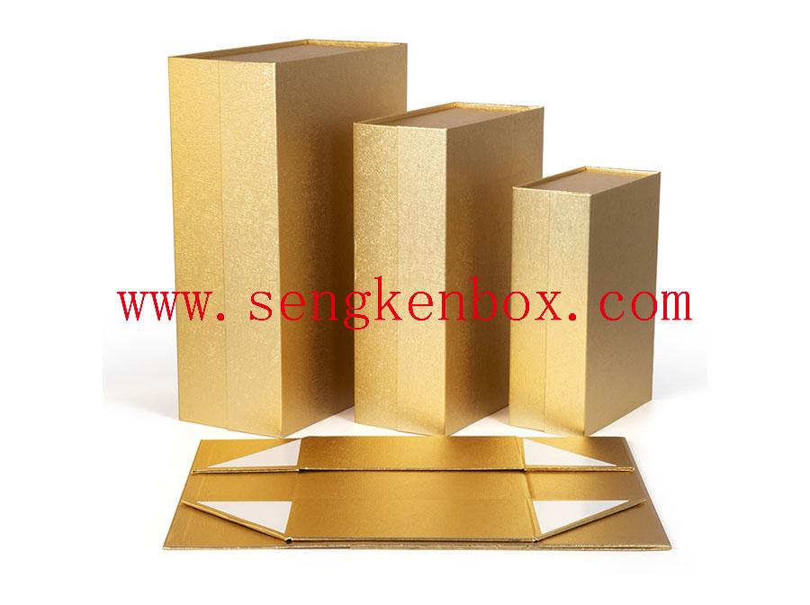 Smooth Leather Pattern Packing Paper Box