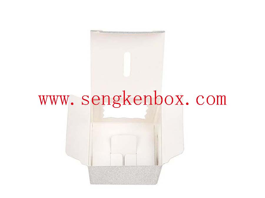 Silvery White Surface Packing Paper Case