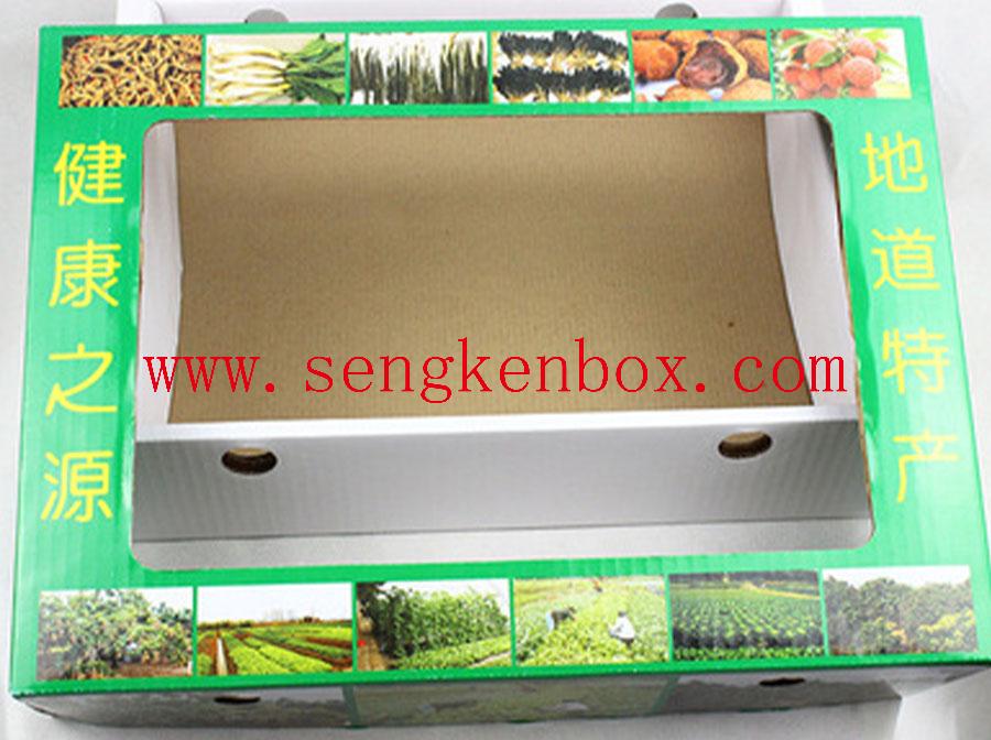 Foldable Paper Box With Visual Window