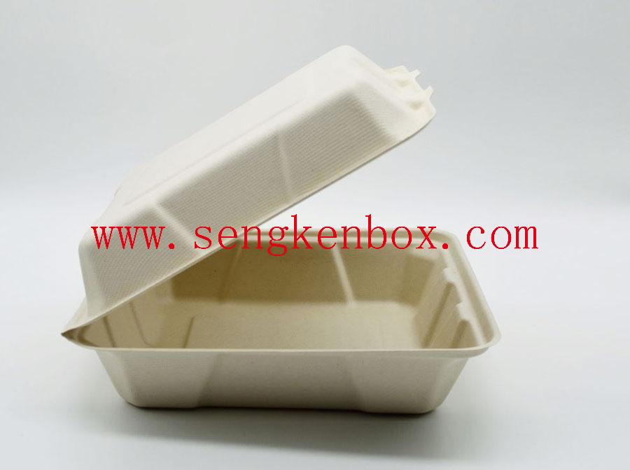 Milky White Paper Bento Box