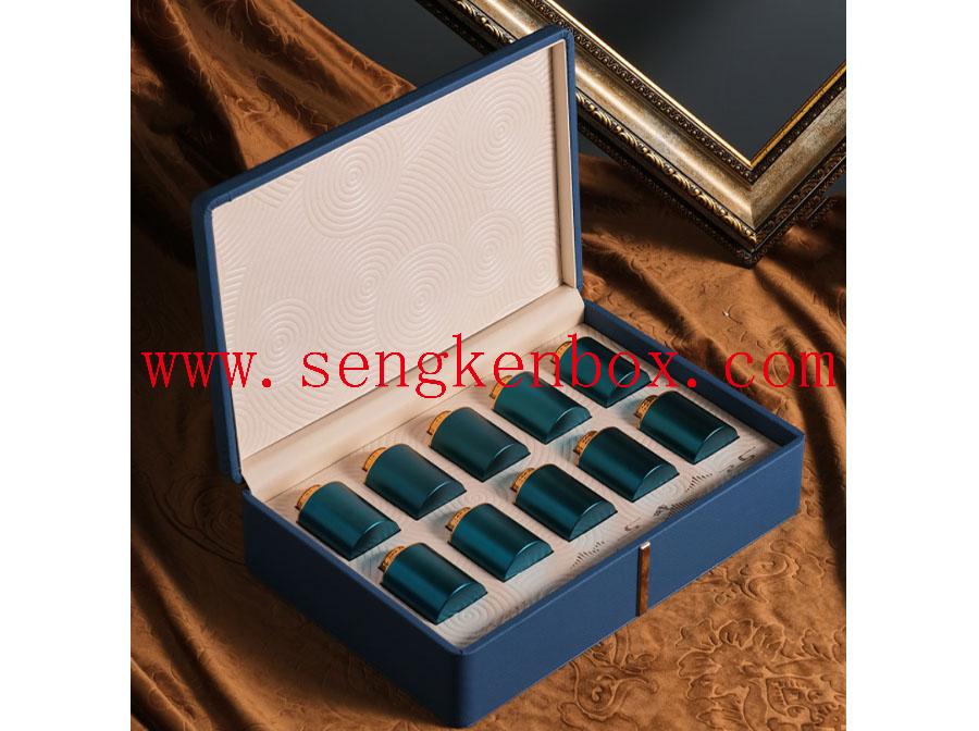 Deep Lake Blue Packaging Leather Box