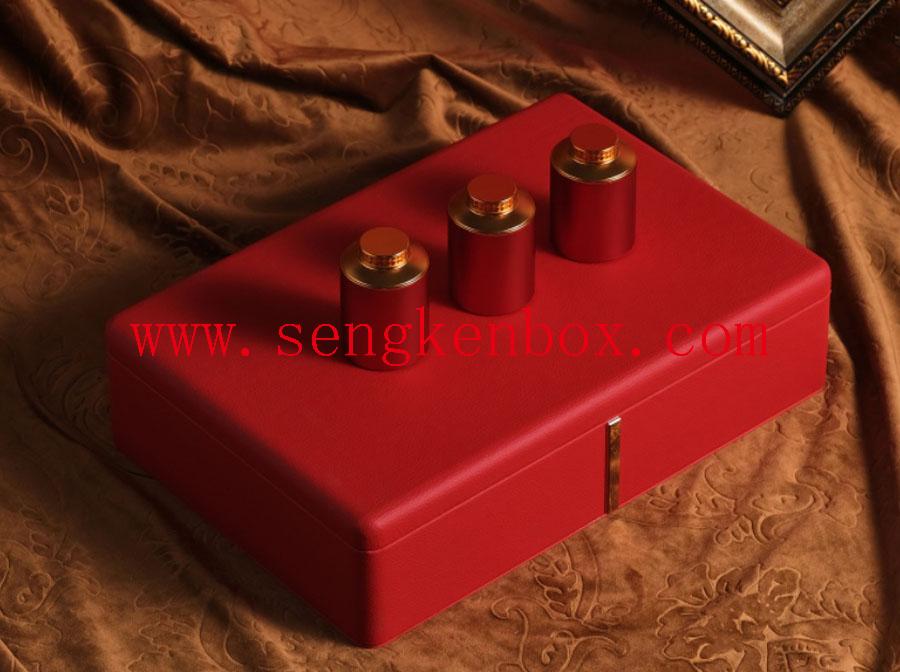 PU Leather Tea Case Box