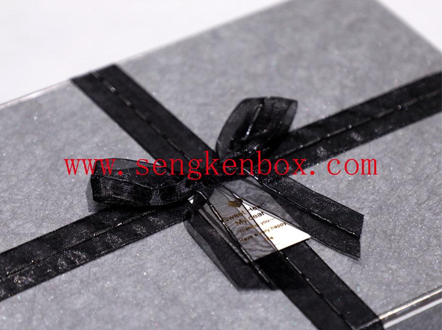 Dark Silver Packaging Paper Case