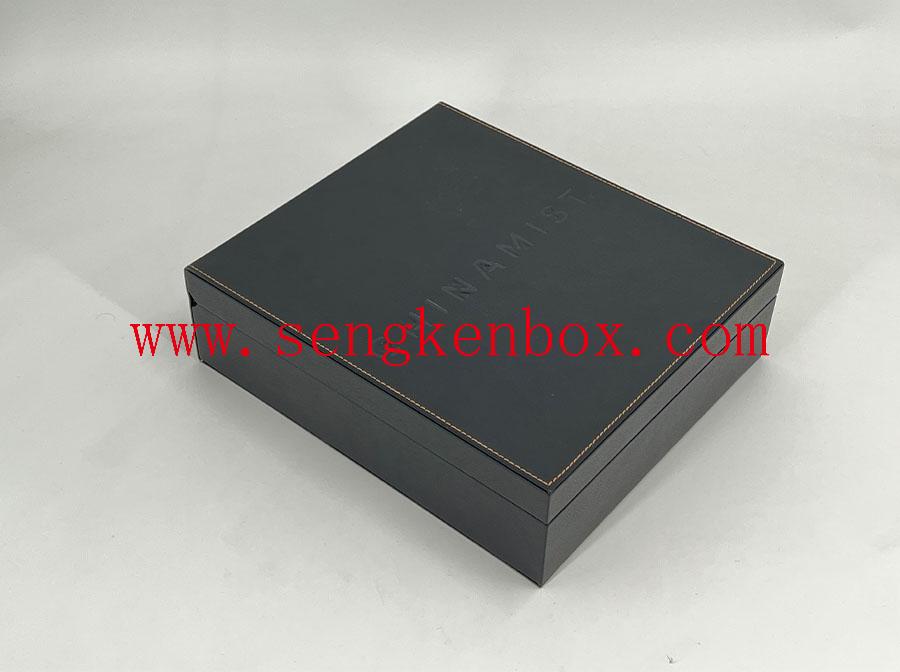 Clamshell Leather Box