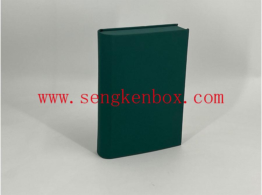 Book-Style Clamshell Leather Gift Box
