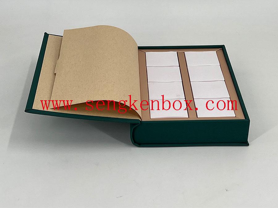 Book-Style Leather Gift Box