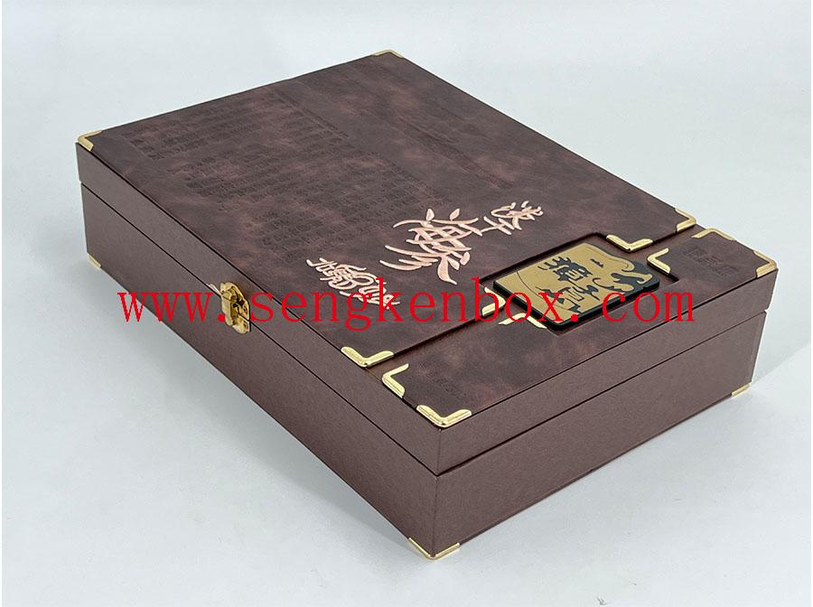 High-Grade Clamshell Leather Box
