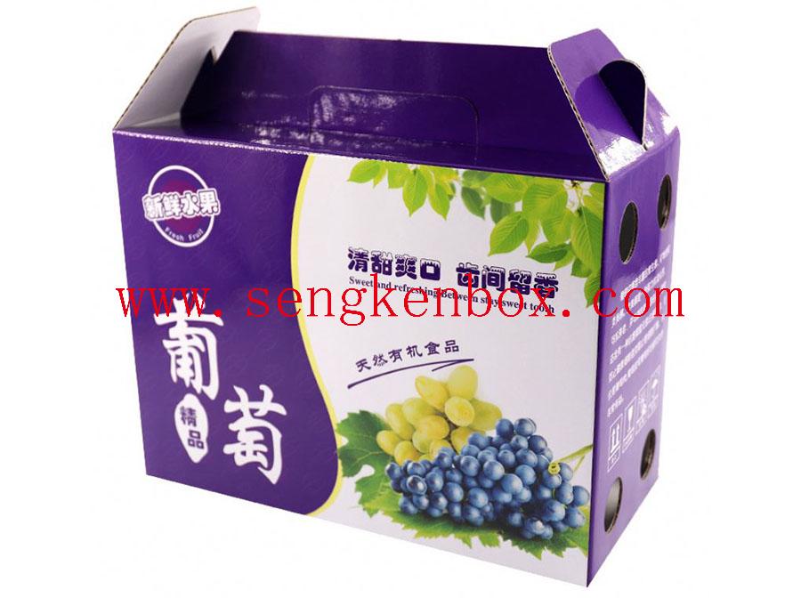 Fruit And Grape Collision-Proof Paper Box
