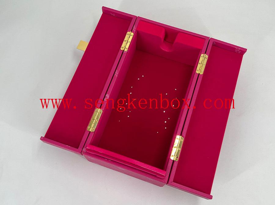 Champagne Packaging Leather Box