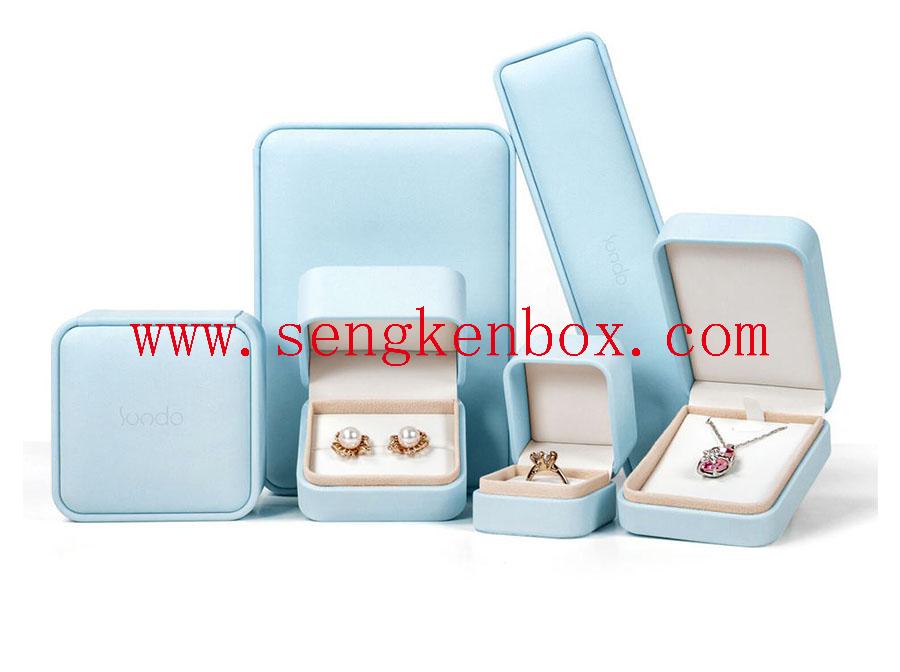 Ring Necklace Leather Jewelry Box