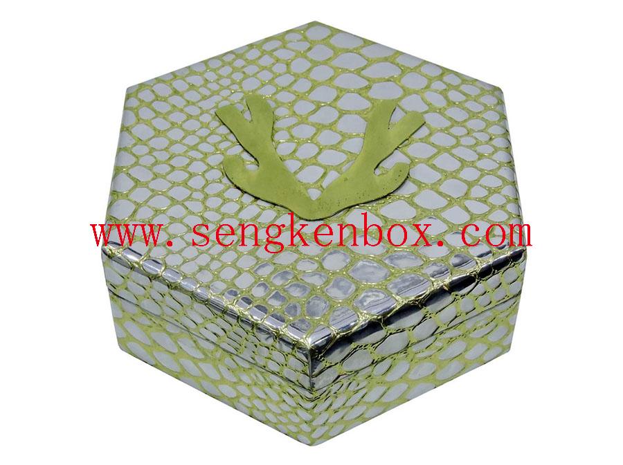Hexagon Shape Gift Leather Box