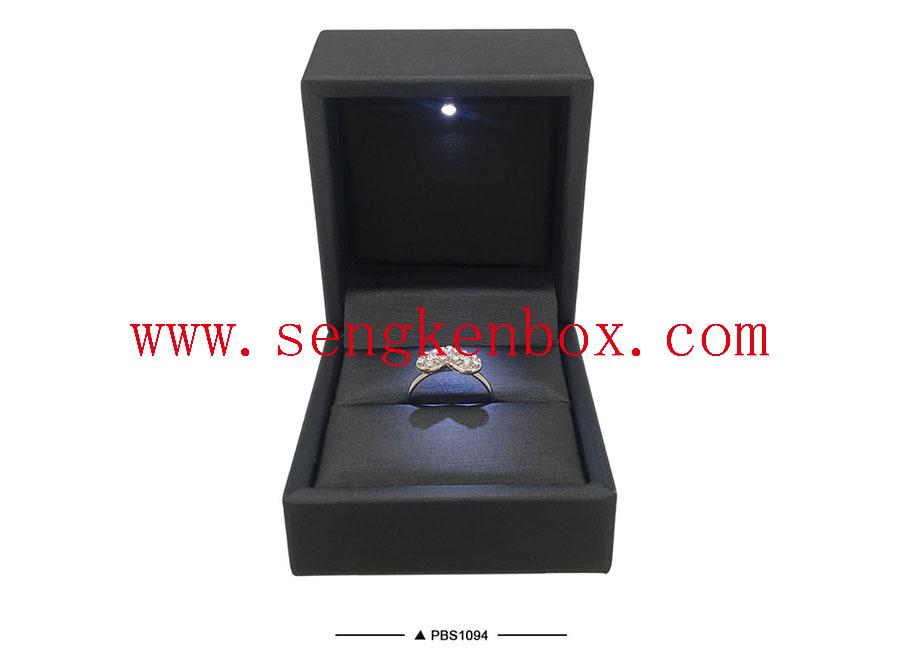 Luxury Leather Gift Ring Box