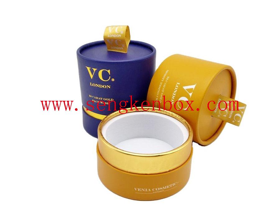 Cosmetics Skin Care Paper Cylinder Cans