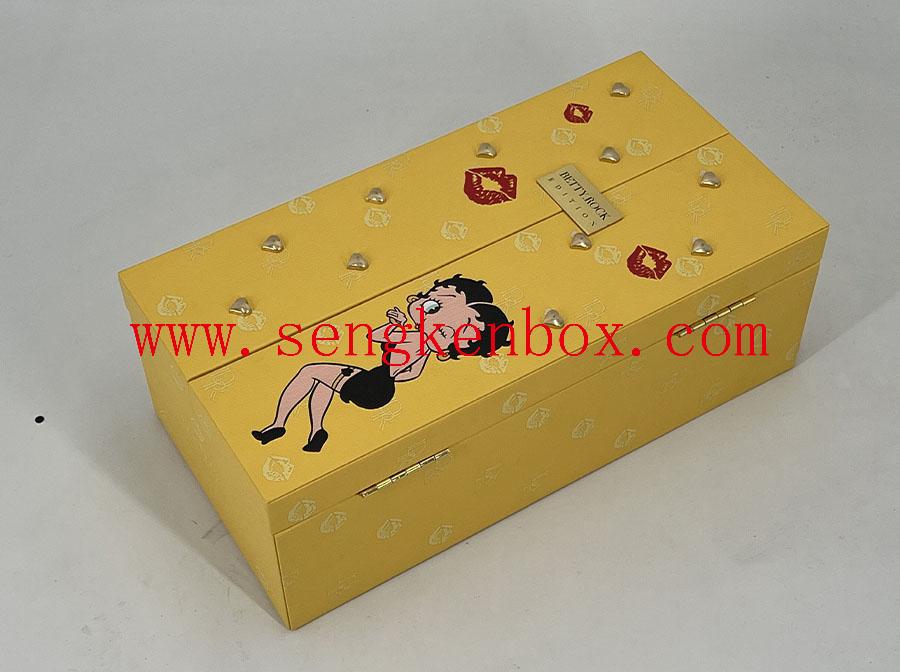 Cartoon Pattern Packaging Leather Box