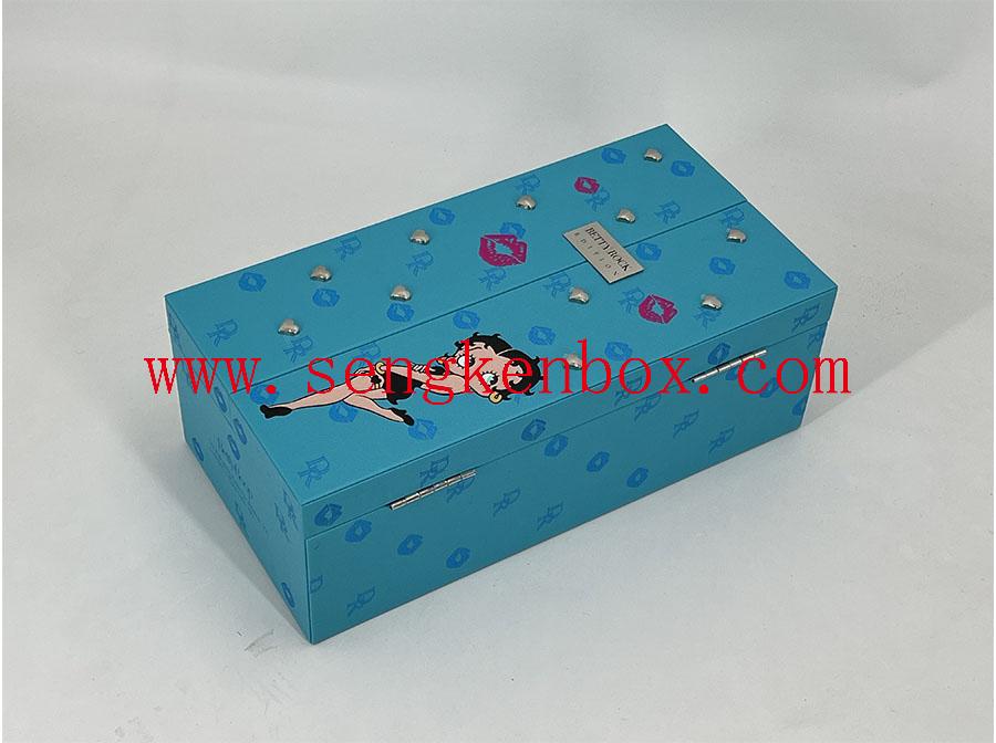 Leather Box With Cartoon