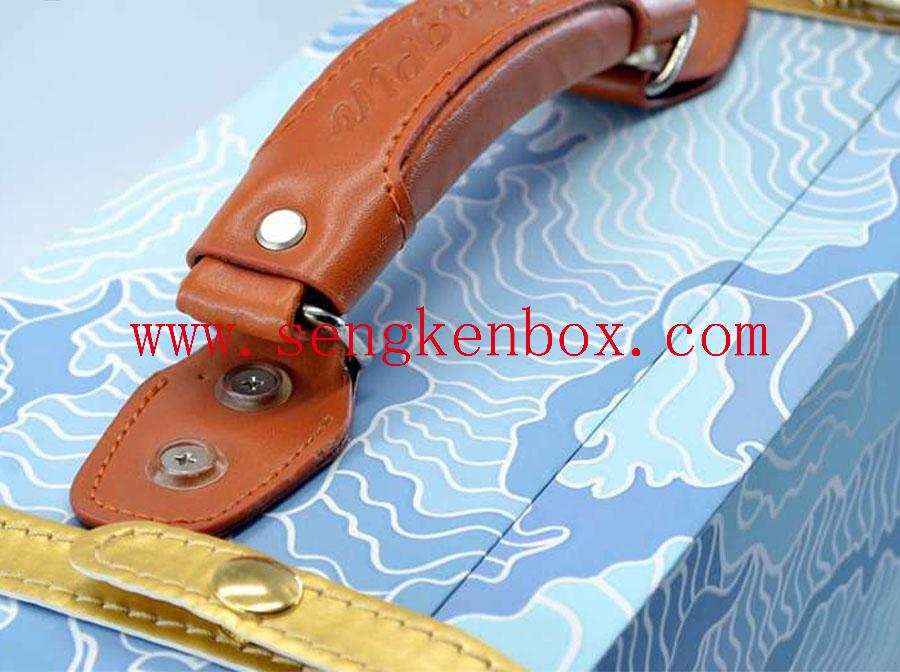Large Luxury Blue Cardboard Box