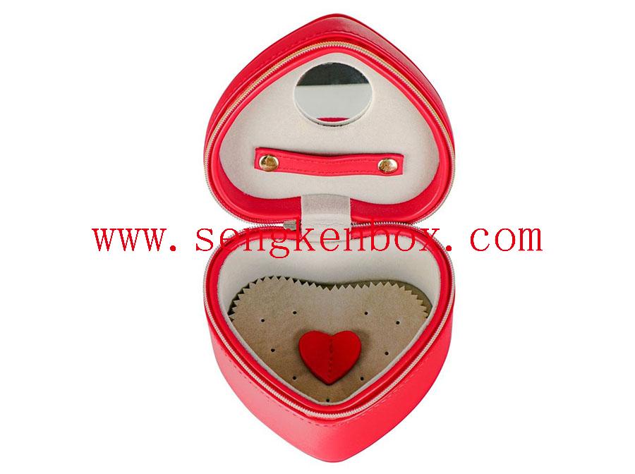 Small Jewelry Gift Leather Box