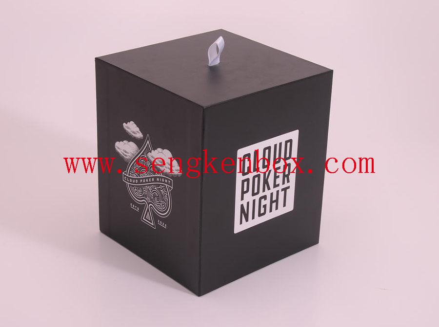 Black And White Cardboard Gift Box