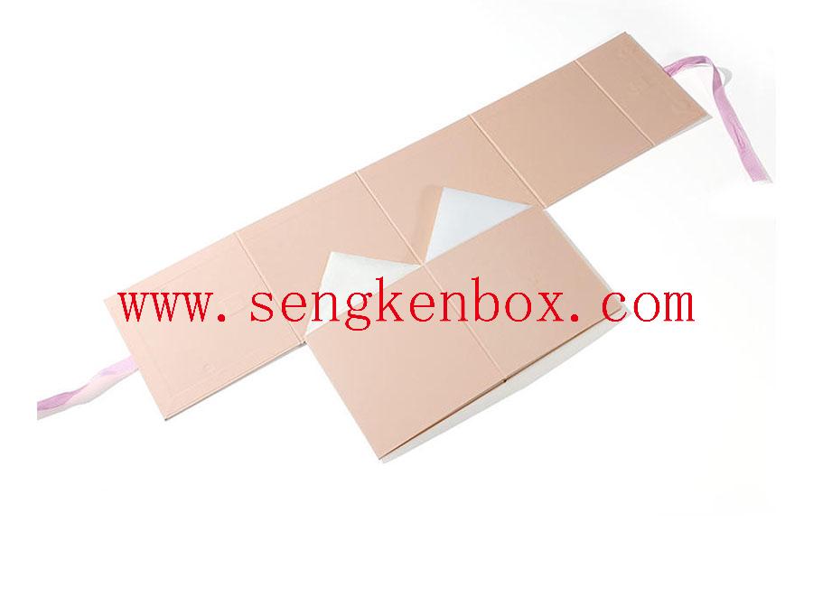 Blush Pink Foldable Paper Packing Case