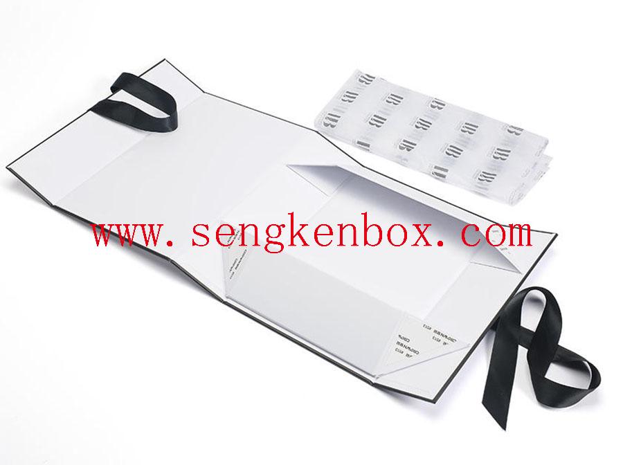 Luxury White Clothing Paper Packing Case