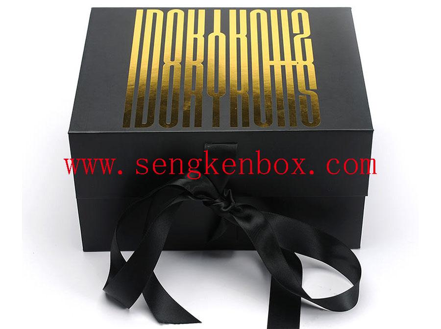 Black Clothing Shoes Paper Gift Box