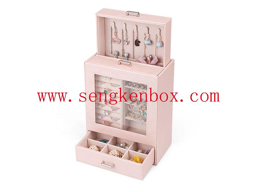Display Jewelry Packaging Leather Box