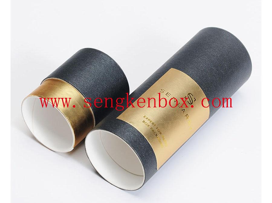 Gold Print Roll Edge Paper Can