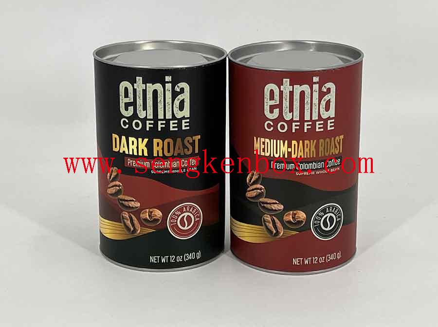 Etnia Coffee Packaging Cardboard Tube