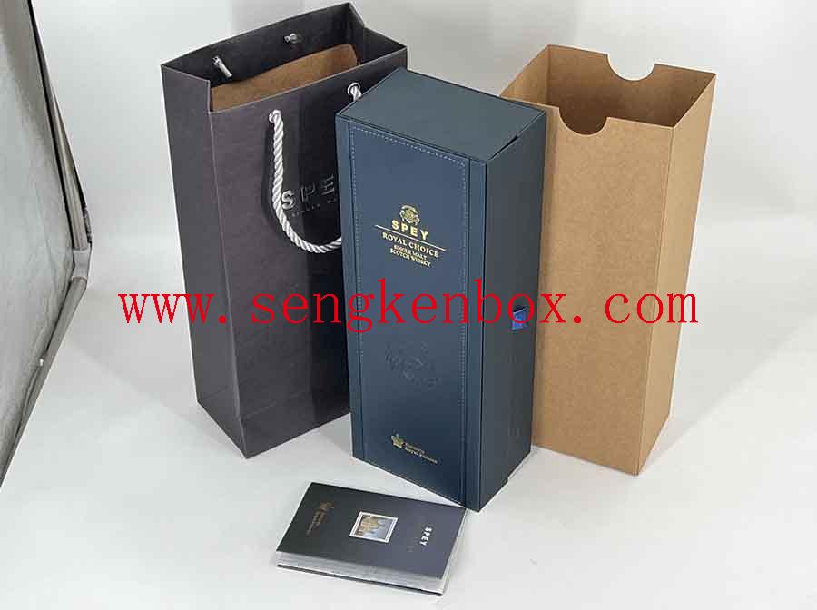 Magnetic Suction Leather Gift Box