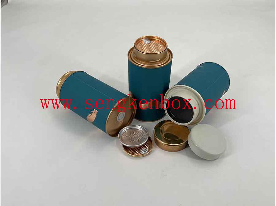 Tin Canister With Peel Off Lid