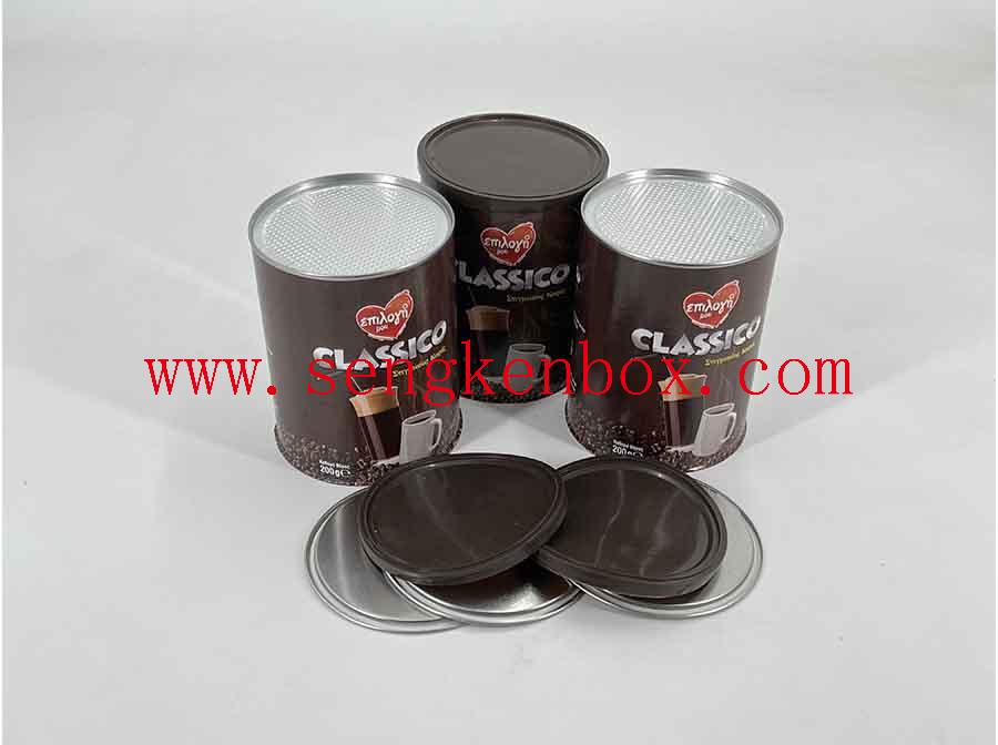 Food Circular Packaging Paper Canister