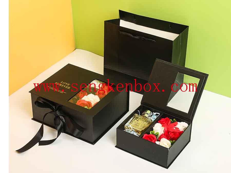 Transparent PVC Window Giftr Paper Packing Case