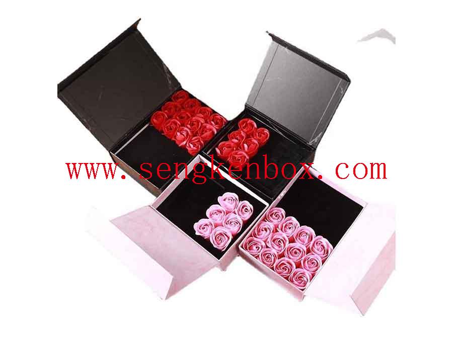 Soap Flower Jewelry Immortal Rose Gift Box