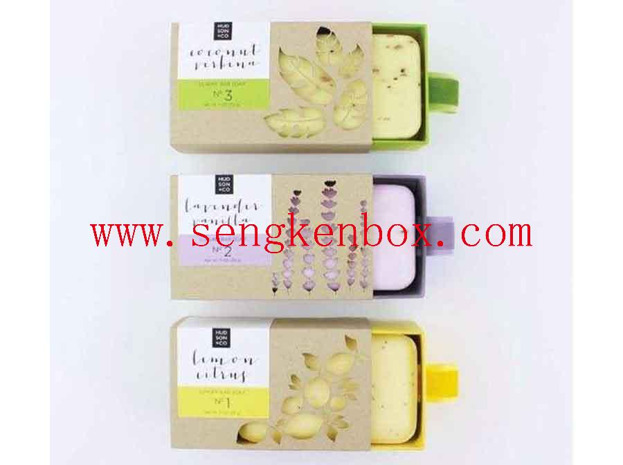 Appearance Rose Soap Paper Packing Case