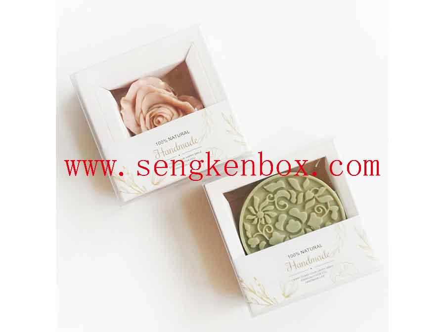 Rose Flower Soap Paper Packing Case