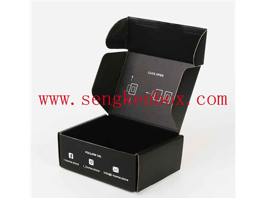 Carton Black Shipping Paper Box