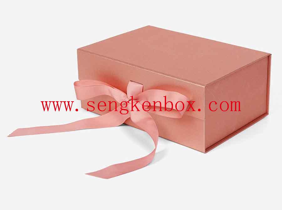Luxury Ribbon Folding Packaging Box