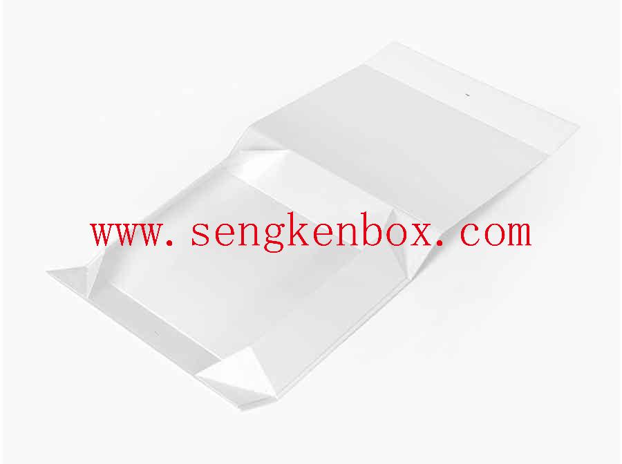 White Folding Magnetic Paper Gift Box