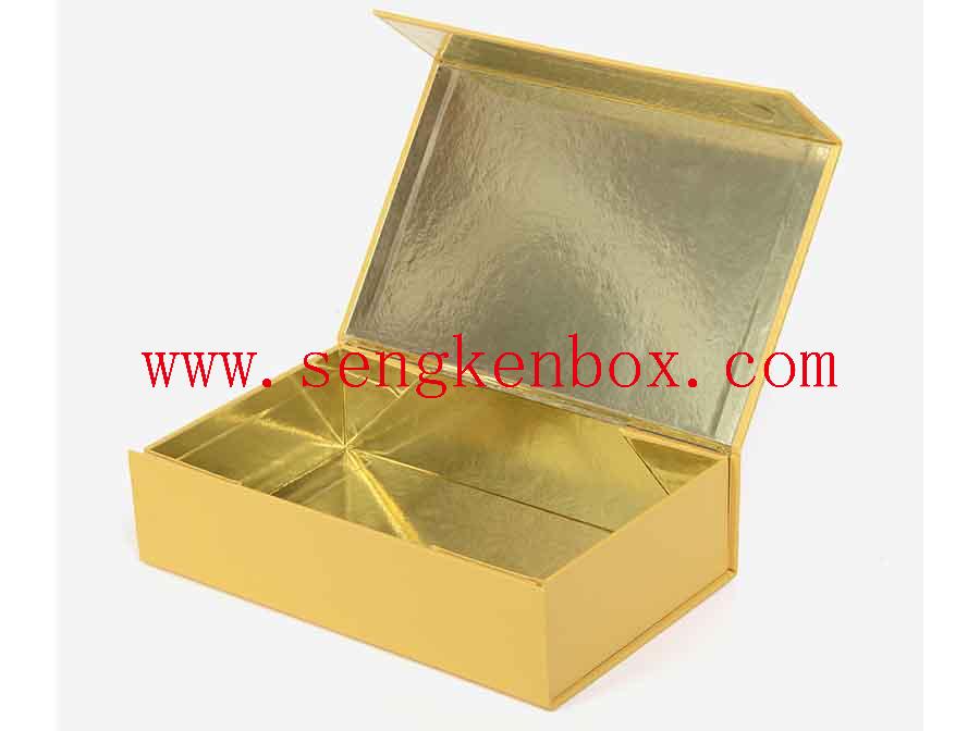 Yellow Book Shape Paper Gift Box