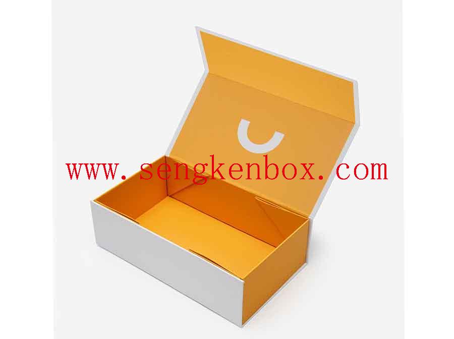 Orange Lining Paper Packing Case