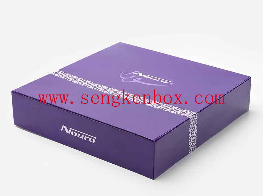 Foldable Paper Box With Lid