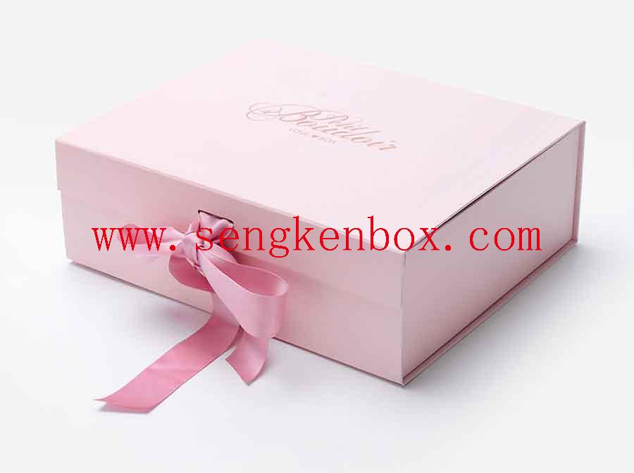 Girlish Foldable Magnetic Paper Packing Case
