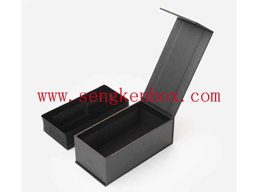 Wine Paper Box With Ribbon
